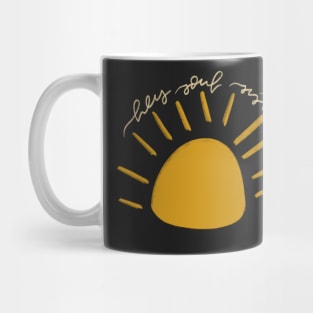 hey soul sister cute boho sun design Mug